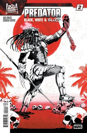 [Predator: Black, White & Blood No. 2 (Cover A - Corin Howell)]