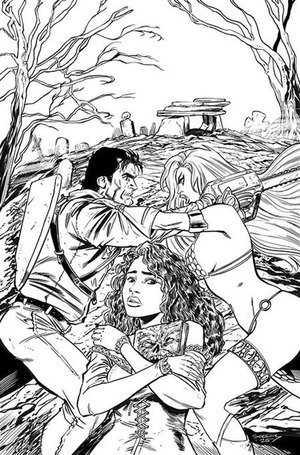 [Red Sonja vs. the Army of Dead #5 (Cover I - Tim Seeley Line Art Full Art Incentive)]