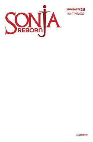 [Sonja Reborn #1 (Cover J - Blank Authentix)]