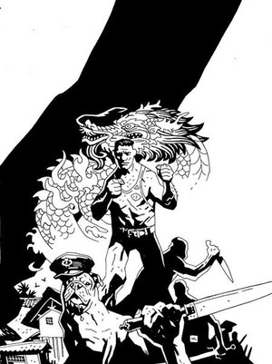 [Savage Sword of Conan (series 3) #10 (Cover D - Mike Mignola B&W Variant)]