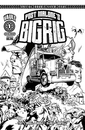 [Big Rig #1 (2nd printing, Cover B - Nathan Gooden B&W Incentive)]