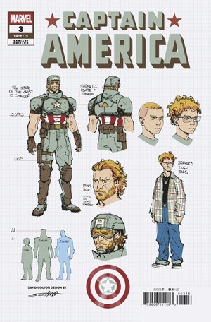 [Captain America (series 11) No. 3 (Cover J - Valerio Schiti Character Design Incentive)]