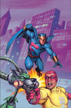 [Blue Falcon & Dynomutt #1 (Cover O - Joseph Michael Linsner Full Art Incentive)]