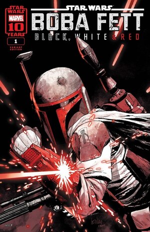 [Star Wars: Boba Fett - Black, White & Red No. 1 (Cover K - Leinil Yu Incentive)]