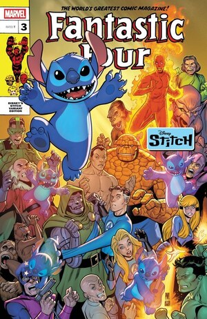 [Fantastic Four (series 8) No. 3 (Cover H - Paco Medina Disney Stitch Variant)]