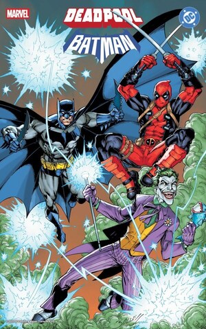 [Marvel / DC: Deadpool / Batman No. 1 (Cover B - Mark Bagley Foil)]
