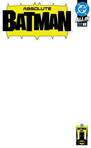 [Batman Day 2025 - Absolute Batman 1 (Cover C - Blank)]