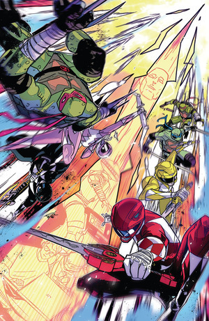 [Mighty Morphin Power Rangers / Teenage Mutant Ninja Turtles III #2 (Cover G - Eleonora Carlini Full Art Incentive)]