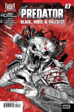 [Predator: Black, White & Blood No. 3 (Cover A - Martin Coccolo)]