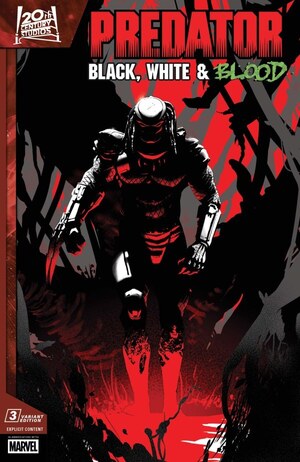 [Predator: Black, White & Blood No. 3 (Cover B - Pete Woods)]