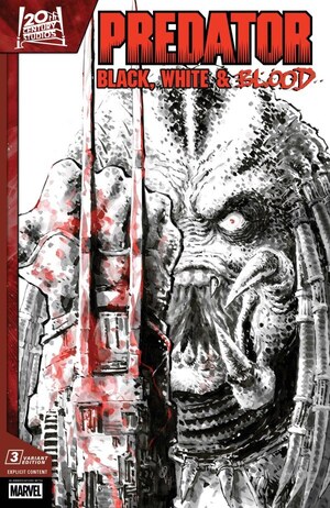 [Predator: Black, White & Blood No. 3 (Cover J - Alan Quah Incentive)]