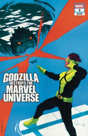 [Godzilla Destroys the Marvel Universe No. 3 (Cover J - Jeremy Wilson Incentive)]