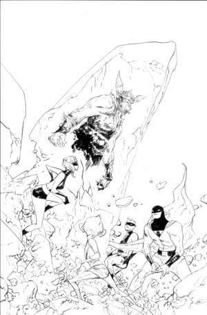 [Space Ghost (series 3) #3 (Cover I - Jae Lee Full Art Line Art Incentive)]