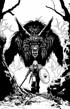 [Viking Moon #1 (Cover E - Marcelo Frusin B&W Incentive)]