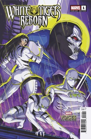 [White Tiger - Reborn No. 1 (Cover C - Jhony Caballero)]