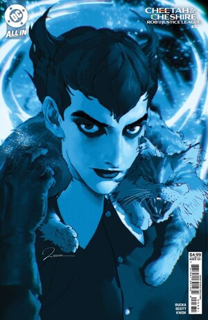 [Cheetah and Cheshire Rob the Justice League 3 (Cover B - Gerald Parel)]