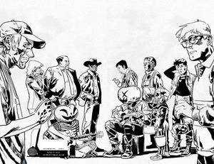 [Exquisite Corpses #3 (2nd printing, Cover B - Michael Walsh Polybagged B&W Variant)]