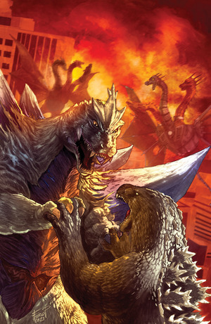 [Godzilla - Here There Be Aliens #5 (Cover C - Fero Pe Full Art Incentivwe)]