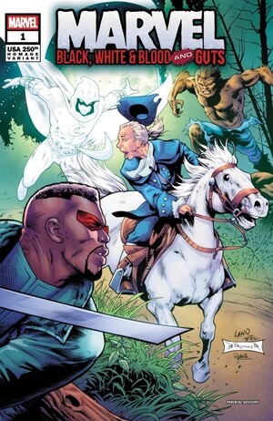 [Marvel: Black, White & Blood and Guts No. 1 (Cover B - Greg Land 250th Homage)]