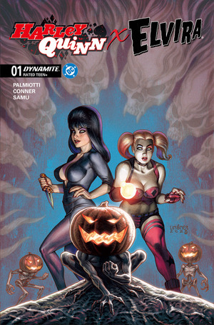[Harley Quinn X Elvira #1 (Cover C - Joseph Michael Linsner)]