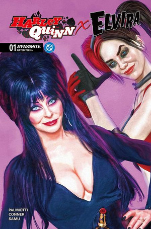 [Harley Quinn X Elvira #1 (Cover Y - Mark Spears Pink Incentive)]
