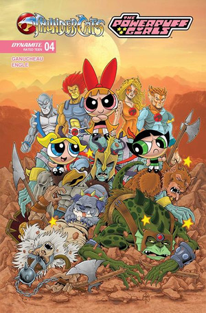 [Thundercats / Powerpuff Girls #4 (Cover C - Ken Haeser)]