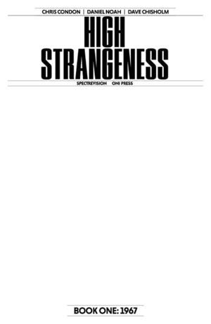 [High Strangeness #1 (Cover G - Blank)]
