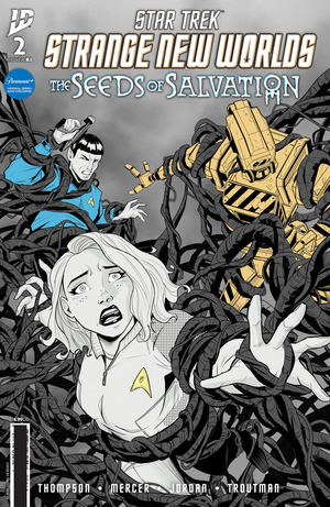 [Star Trek: Strange New Worlds - Seeds of Salvation #2 (Cover D - Travis Mercer B&W Incentive)]