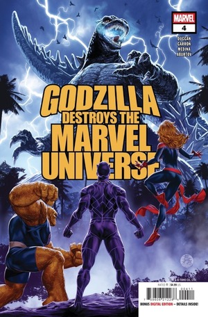 [Godzilla Destroys the Marvel Universe No. 4 (Cover A - Mark Brooks)]