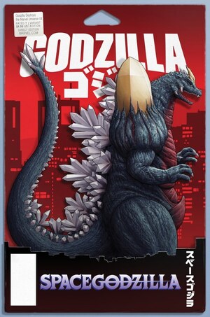 [Godzilla Destroys the Marvel Universe No. 4 (Cover C - John Tyler Christopher Action Figure Variant)]