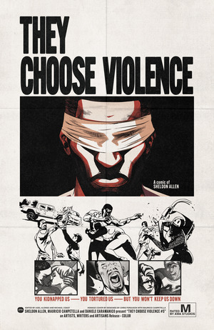 [They Choose Violence #5 (Cover B - Chris Ferguson & Mauricio Campetella Blaxploitation Film Homage Variant)]