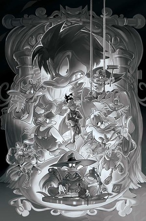[Darkwing Duck (series 3) #6 (Cover H - Ciro Cangialosi Line Art Full Art Incentive)]