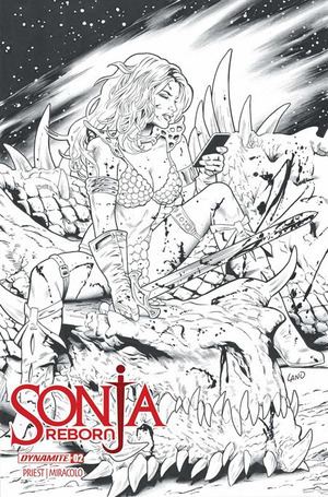 [Sonja Reborn #2 (Cover N - Greg Land Line Art Variant)]