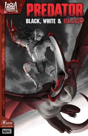 [Predator: Black, White & Blood No. 4 (Cover B - Junggeun Yoon)]
