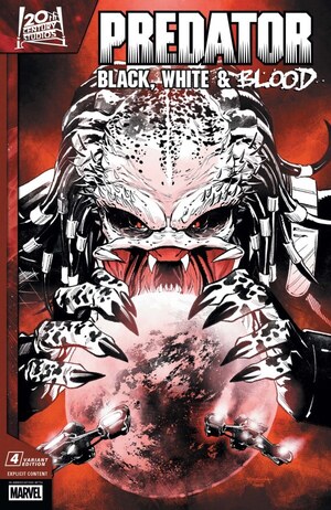 [Predator: Black, White & Blood No. 4 (Cover J - Stephen Segovia Incentive)]