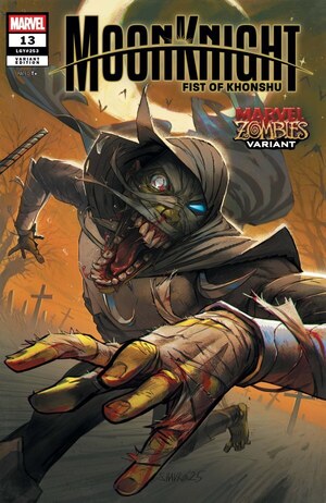 [Moon Knight: Fist of Khonshu No. 13 (Cover C - Ivan Shavrin Marvel Zombies Variant)]