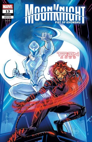 [Moon Knight: Fist of Khonshu No. 13 (Cover D - Luciano Vecchio Tron: Ares Variant)]