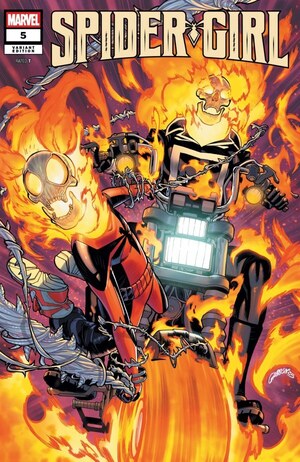 [Spider-Girl (series 3) No. 5 (Cover B - Javier Garron Funhouse Mirror Variant)]
