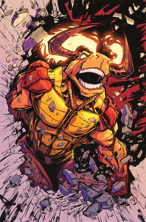 [Silverhawks (series 2) #9 (Cover I - David Cousens Full Art Battle Damage Incentive)]