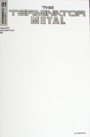[Terminator - Metal #1 (Cover G - Blank Authentix)]
