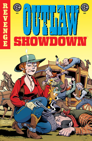 [EC: Outlaw Showdown #1 (Cover D - Shawn McManus EC Homage Incentive)]