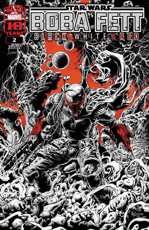 [Star Wars: Boba Fett - Black, White & Red No. 2 (Cover J - Kyle Hotz Incentive)]