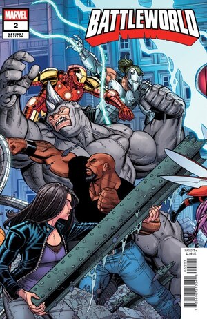 [Battleworld No. 2 (Cover B - Nick Bradshaw 5-part Connecting Variant B)]