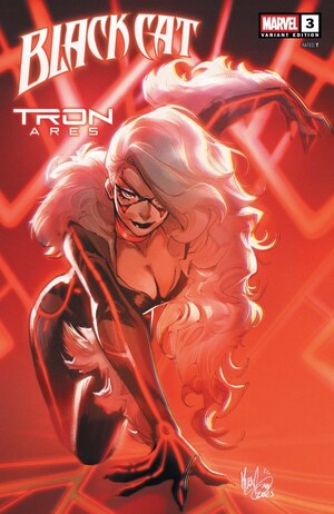 [Black Cat (series 4) No. 3 (Cover F - Mirka Andolfo Tron: Ares Variant)]