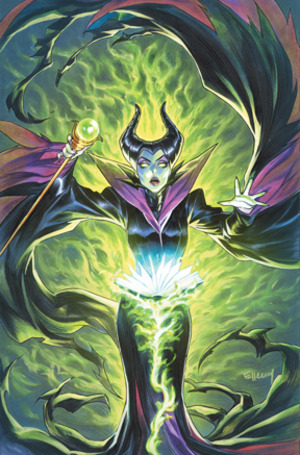 [Disney Villains: Maleficent (series 2) #1 (Cover I - Ellery Santos Full Art Incentive)]