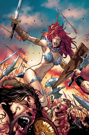 [Sonja Reborn #3 (Cover G - Greg Land Full Art Incentive)]
