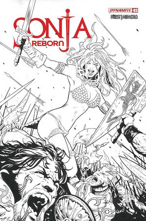 [Sonja Reborn #3 (Cover K - Greg Land Line Art Variant)]