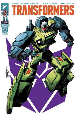 [Transformers (series 4) #24 (2nd printing, Cover A - Jason Howard Decepticon Variant)]