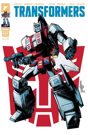 [Transformers (series 4) #24 (2nd printing, Cover B - Jason Howard Autobot Variant)]