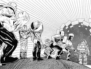 [Assorted Crisis Events #6 (Cover D - Eric Zawadzki Youngblood Team Up B&W Full Art Variant)]